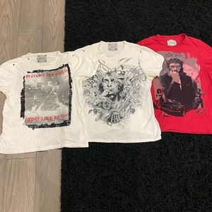 BUNDLE (3) shirts by Elvis & Jesus - men’s medium